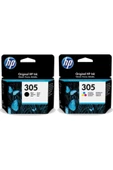 HP 305 Renkli 3ym60ae Ve 305 Siyah 3ym61ae Kartuş Seti - 1