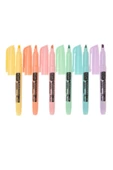 KRAF Pastel Fosforlu Kalem Cep Tipi 6 Renk Set - 2