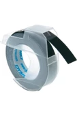 Dymo Mekanik Etiketleme Makinesi Yedek Kabartma Şerit 9mm X 3mt Siyah (10 Lu Paket) S0898130 - 1