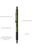 Scrikss Matrix 0.7mm Mekanik Kurşun Kalem Haki- - 3