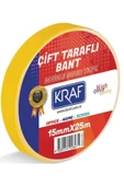 KRAF Çift Taraflı Bant 15 Mm X 25 Mt - 1