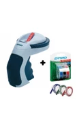 Dymo Omega Etiket Makinesi 3lü Blisterli Yedek Şerit 9mm*3m Kırmızı,siyah,mavi - 1