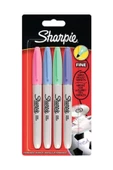 Sharpie Permanent Marker Kalem Fine Uç 4 Pastel Renk Set - 1