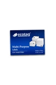 ECOTAG Dymo Lw Etiket Muadili Etiket 32 Mm X 57 Mm - 1000 Ad - Beyaz - 2