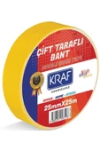 KRAF Çift Taraflı Bant 25 Mm X 25 Mt - 1