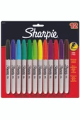 Sharpie Sharpıe 12 Li Fıne Permanent Markör Karışık 986052 - 1