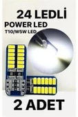 4EVER T10 Dipsiz W5w Canbus 24 Ledli Beyaz Park Plaka Ampulü (2 Adet) - 1