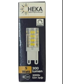 Heka 5W (35W) 3000K (Gün Işığı) G9 Duylu Dim Edilebilir Led Kapsül Ampul (10 Adet) - 2