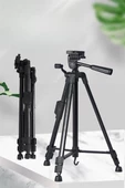 Petinka Tripod Telefon ve Fotoğraf Makinası Takılabilen 146cm Bluetooth Kumandalı Tutucu - 10