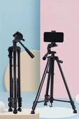 Petinka Tripod Telefon ve Fotoğraf Makinası Takılabilen 146cm Bluetooth Kumandalı Tutucu - 11