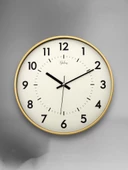 Galaxy 221-G Serisi Eskitme Metal Görünümlü Sessiz Akar Modern Duvar Saati 30 cm thumbnail 2