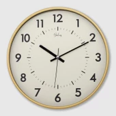 Galaxy 221-G Serisi Eskitme Metal Görünümlü Sessiz Akar Modern Duvar Saati 30 cm thumbnail 1