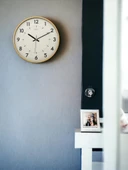 Galaxy 221-G Serisi Eskitme Metal Görünümlü Sessiz Akar Modern Duvar Saati 30 cm thumbnail 4