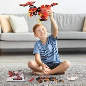Hogokids Uzaktan ve APP Kontrollü Ejderha Yapım Seti (485 Parça) - 4