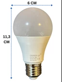 Osaka 10W (75W) 3000K (Günışığı) E27 Duylu Dim Edilebilir Led Ampul (2 Adet) - 3