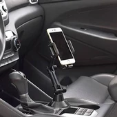 Telefon Tutucu Teleskopik Araç Bardak Yerine Giren 360 derece Dönen Tutucu - 2