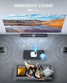 Goodee 5G WiFi ve Bluetooth özellikli projektör 1080P Ios Android Uyumlu - 3