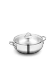 Korkmaz KOR A1077 Tombik Kısa Çelik Tencere 24x8 cm 3,6 Litre - 1