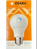 Osaka 10W (75W) 6500K (Beyaz Işık) E27 Duylu Dim Edilebilir Led Ampul (4 Adet) thumbnail 2