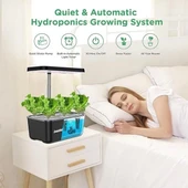 DakRide Mini Hidroponik Yetiştirme Sistemi, LED Büyüme Işığı - 2