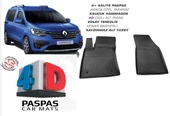 DACİA DOKKER ARACA ÖZEL 4D HAVUZLU PASPAS ÖN İKİLİ - 1