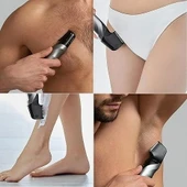 Panasonic Unisex Vücut Tüyü Tıraş Makinesi Islan/Kuru Kullanım ER-GK80-S -Siyah - 3