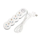 Vea VE-2S4S 4 Lü 1.5 Metre Kablolu Anahtarlı Grup Priz Uzatma Kablosu 3680 Watt 16 Amper - 6