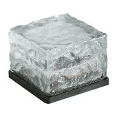 Powermaster Solar Güneş Enerjili Ledli Kırmızı Tuğla Taş Görünümlü Zemin Duvar Dekorasyon Bahçe Aydınlatması Dekoratif - 6