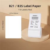 NIIMBOT T50-70-110WHITE Beyaz 50X70MM Termal Etiket - 1