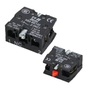 Ayt 22 mm Devre Açma Kapama Kontak Blok No Kırmızı Lay5-BE101 - 1