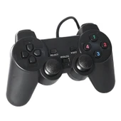 Ayt Powermaster KD-208 USB PC Bilgisayar PS3 Titreşimli Joystick Oyun Kolu Oyun Konsolu - 3