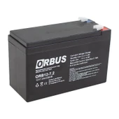 Orbus ORB12-7.2 12 Volt 7.2 Amper Akü Yeni Tarihli Taze Akü 150x65x90 Mm - 3