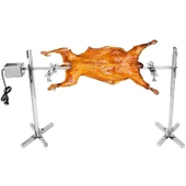 Ayt Elektrikli Kuzu Oğlak Çevirme Standı Kuzu Oğalak Çevirme Paslanmaz Çelik Barbekü - 1