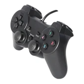 Ayt Powermaster KD-208 USB PC Bilgisayar PS3 Titreşimli Joystick Oyun Kolu Oyun Konsolu - 2