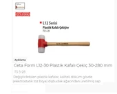 Ceta Form L12-30 Plastik Kafalı Çekiç 30-280 Mm - 1