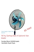 SARHOŞ KAFA VANTİLATÖR 85 WATT - 1