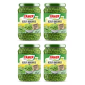 Tamek Bezelye Konserve 670 gr Cam x 4 Adet - 1