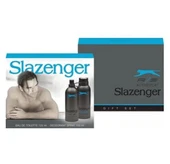 Slazenger Parfüm Edt 125ml + 150ml Erkek Deodorant Kofre Set Mavi - 1