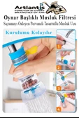 Oynar Başlıklı Musluk Filtresi 1 Adet Musluk Başlıgı Sıçramayı Önleyen Pervaneli Tasaruflu Batarya Ucu Mutfak Banyo - 1