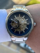 Ferro 2 Yıl Garantili Otomatik Mekanizma 3 Atm Su Geçirmez Çelik Kordon Erkek Kol Saati EFM.1443-L3 thumbnail 4