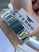 Ferro 2 Yıl Garantili Otomatik Mekanizma 3 Atm Su Geçirmez Çelik Kordon Erkek Kol Saati EFM.1443-L3 thumbnail 6