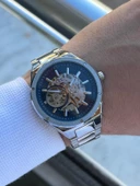 Ferro 2 Yıl Garantili Otomatik Mekanizma 3 Atm Su Geçirmez Çelik Kordon Erkek Kol Saati EFM.1443-L3 thumbnail 2