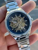 Ferro 2 Yıl Garantili Otomatik Mekanizma 3 Atm Su Geçirmez Çelik Kordon Erkek Kol Saati EFM.1443-L3 thumbnail 3