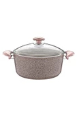 Oms OMS 3110-24/KAH Granit Derin Tencere Kahve - 1