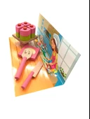 Minik Şeflerin Mutfağı: Ahşap Minyatür Oyuncak Kek Ocak Seti - 2