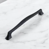Venüs Siyah Metal Kulp 160 mm -16 cm Mobilya Çekmece Mutfak Dolabı Dolap Kulpları Kulbu Kulpu Siyah - 6