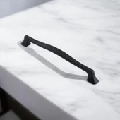 Venüs Siyah Metal Kulp 160 mm -16 cm Mobilya Çekmece Mutfak Dolabı Dolap Kulpları Kulbu Kulpu Siyah - 5