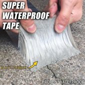 Waterproof Tape Su Geçirmez Güçlü Tamir Bandı Çamur Bant Duvar Çatlakları Çatı Cam Demir Beton Pimaş - 1
