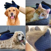 Kedi Köpek Tüy Toplama Masaj Kaşıma Eldiveni Tarak - 1