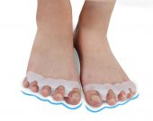 Ayak 5 Parmağı Ayıran Parmak Ayırıcı Silikon Makaralı 1 Çift - 1